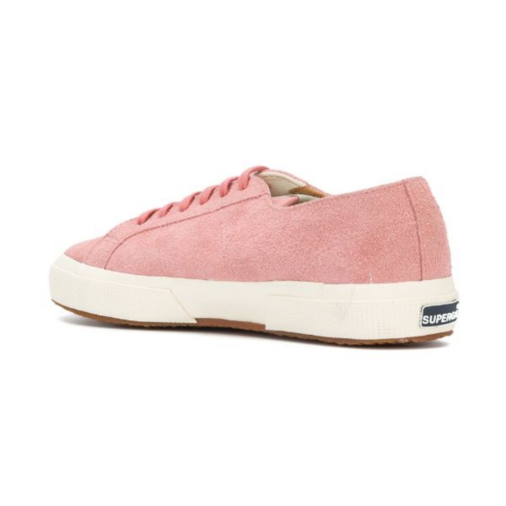 Superga Dusty Pink Suede Leather Lace Up Sneakers - Picture 12 of 12